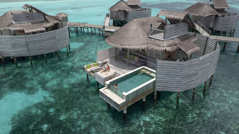 Six Senses  Laamu Villa extérieur Piscine Couple